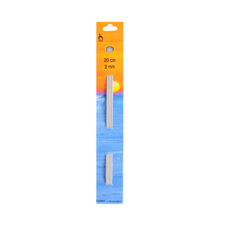 Metal Double Ended Knitting Needles 20cm - Image 2