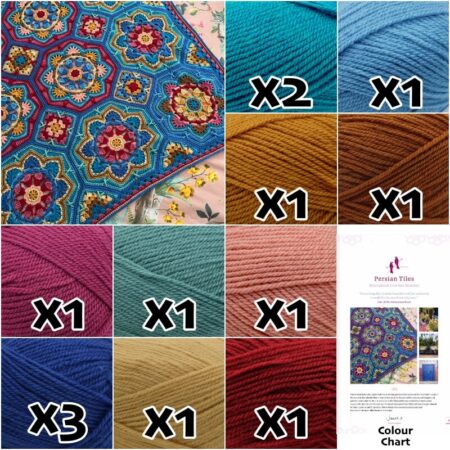 Stylecraft Eastern Jewels and Persian Tiles Knitting Wool Packs by Janie Crow - Image 6