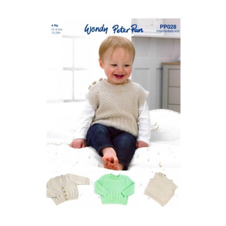 Wendy Sweater, Slipover & Cardigan Pattern PP028