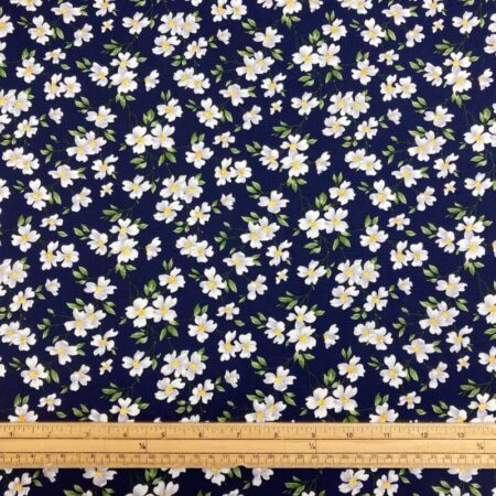 Dogwood Flower Cotton Poplin - Image 4
