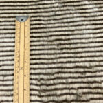 Luxury Stripe Faux Fur