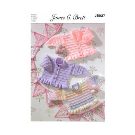 Baby Marble DK Cardigans and Sweater Pattern JB027