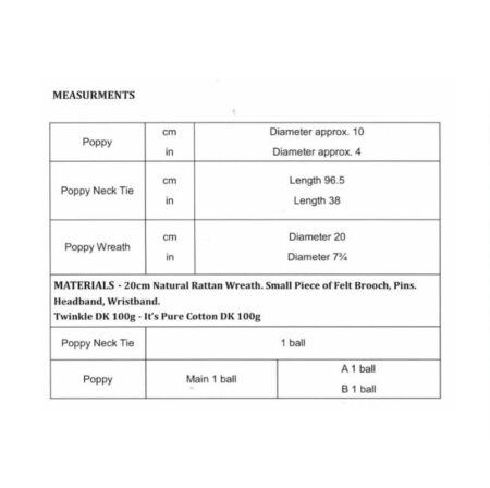 Easy Knit Poppy Pattern - Image 3