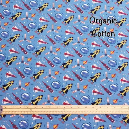 Organic Jersey Space Rockets - Image 2