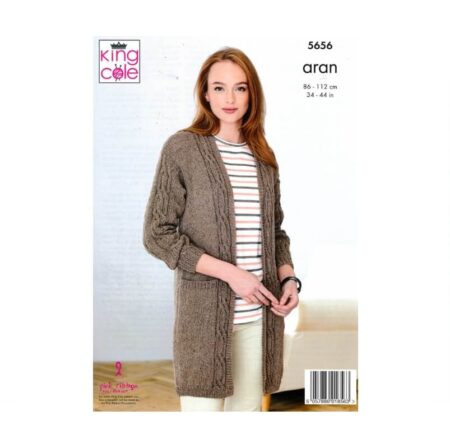 King Cole DK Waistcoat & Jacket Pattern 5656 - Image 2