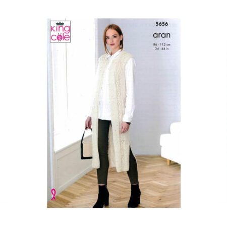 King Cole DK Waistcoat & Jacket Pattern 5656