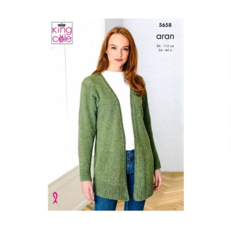 King Cole DK Cardigans Pattern 5658