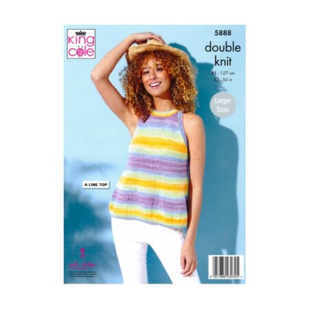 King Cole DK Tops Pattern 5888 - Image 2
