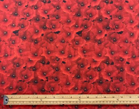 Red Poppies Cotton - Image 2