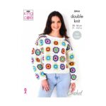 King Cole DK Crochet Jumper Pattern 5944