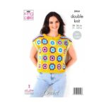 King Cole DK Crochet Jumper Pattern 5944