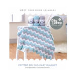 WYS Knitted Zig Zag Baby Blanket Pattern