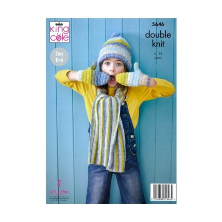 King Cole DK Accessories Pattern 5646 - Image 2