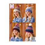 King Cole DK Sweater and Hats Pattern 5868