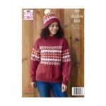 King Cole DK Sweaters, Hat and Cowl Pattern 5870