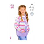 King Cole Chunky Sweater and Cardigan Pattern 5948