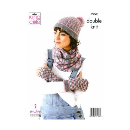 King Cole DK Apparel Accessories Pattern 5952 - Image 2