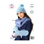King Cole Aran Accessories Pattern 5970
