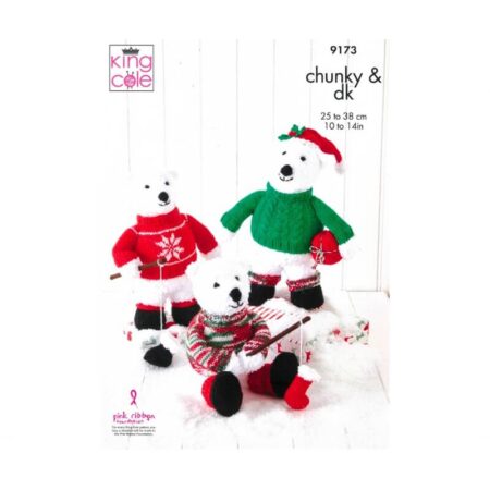 King Cole Polar Bears Pattern 9173