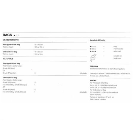 Rico Bags Pattern 1192 - Image 3