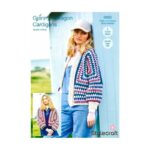 Stylecraft DK Crochet Granny Hexagon Cardigans Pattern 9965