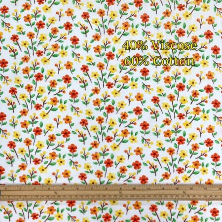 Black-Eyed Susan Cotton Viscose - Image 2