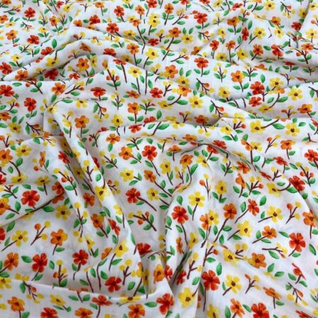 Black-Eyed Susan Cotton Viscose - Image 4