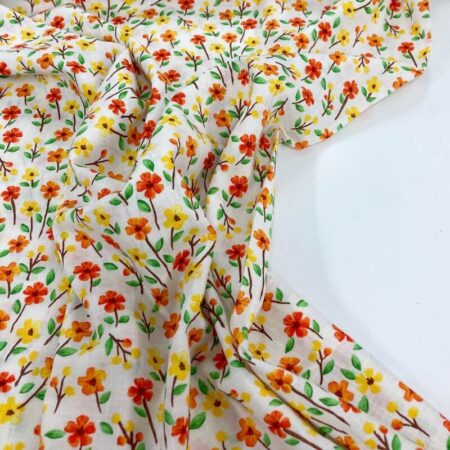 Black-Eyed Susan Cotton Viscose