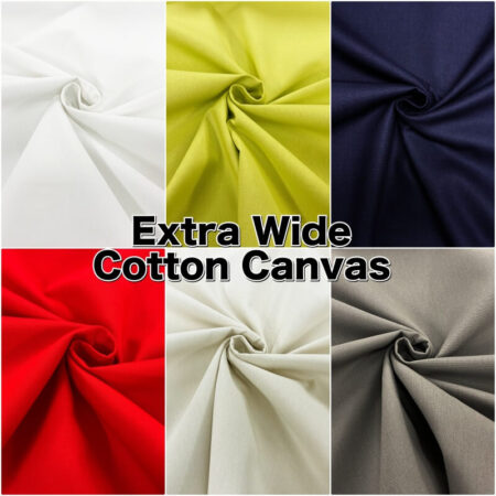 Extra Wide Cotton Canvas