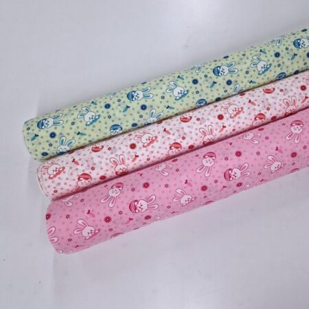 Easter Bunnies Polycotton