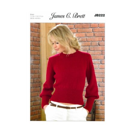 Aztec Aran Sweater Pattern JB222
