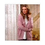 Aztec Aran Cardigan Pattern JB624