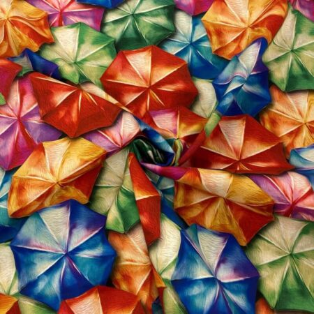 Rainbow Umbrellas