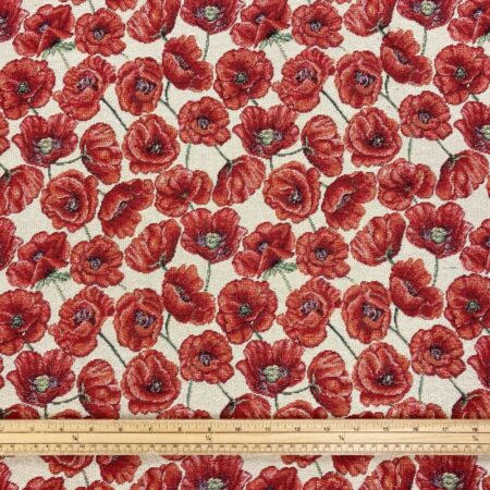 Red Poppy Heavy Tapestry - Image 2