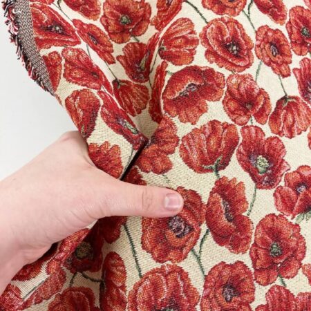 Red Poppy Heavy Tapestry - Image 3