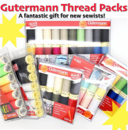 Gütermann Thread PACKS with 100m Reels