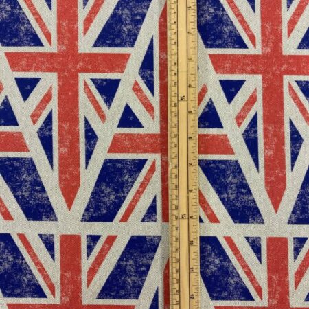 Union Jack Bunting Linen Look - Image 3