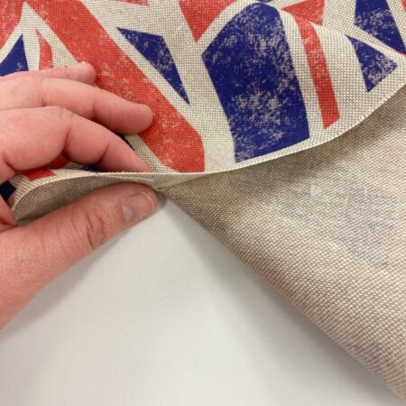 Union Jack Bunting Linen Look - Image 4