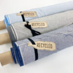 Plain Re-cycled Cotton-Polyester Linen Look