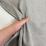 Plain Re-cycled Cotton-Polyester Linen Look