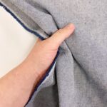 Plain Re-cycled Cotton-Polyester Linen Look