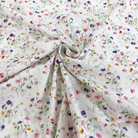Floral Swiss Dot Dobby - Image 2