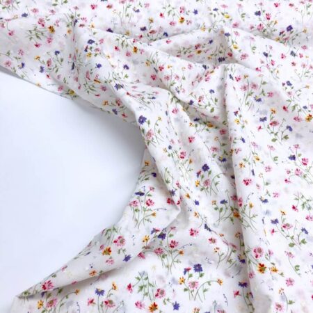 Floral Swiss Dot Dobby - Image 3