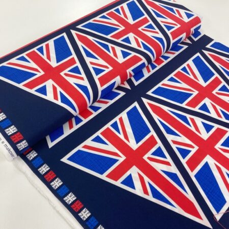 Makower Union Jack Bunting Panel