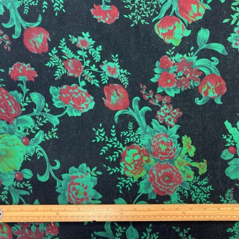Curdoroy Pattern Patterned Corduroy Fabric for dungarees and dressmaking