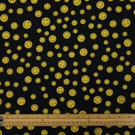 Smiley Face Polycotton - Image 2