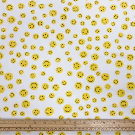 Smiley Face Polycotton - Image 5