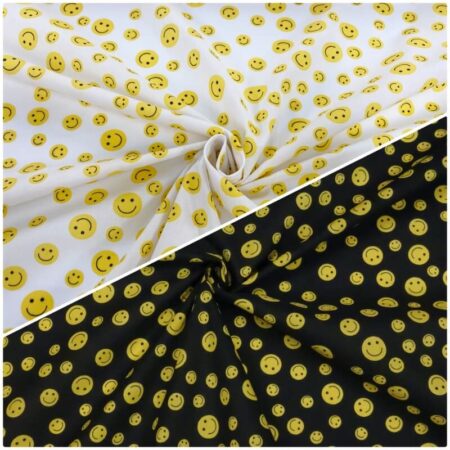 Smiley Face Polycotton