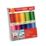 Gütermann Sew All Bright 10 Thread PACKS with 100m Reels