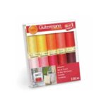 Gütermann Sew All Thread Sunset 10 PACK with 100m Reels